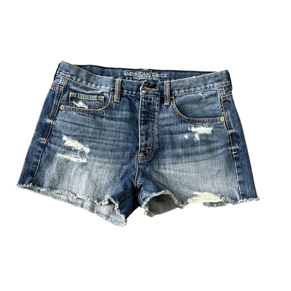 American Eagle Outfitters Pants - American Eagle Outfitters Distressed Blue Jean Shorts